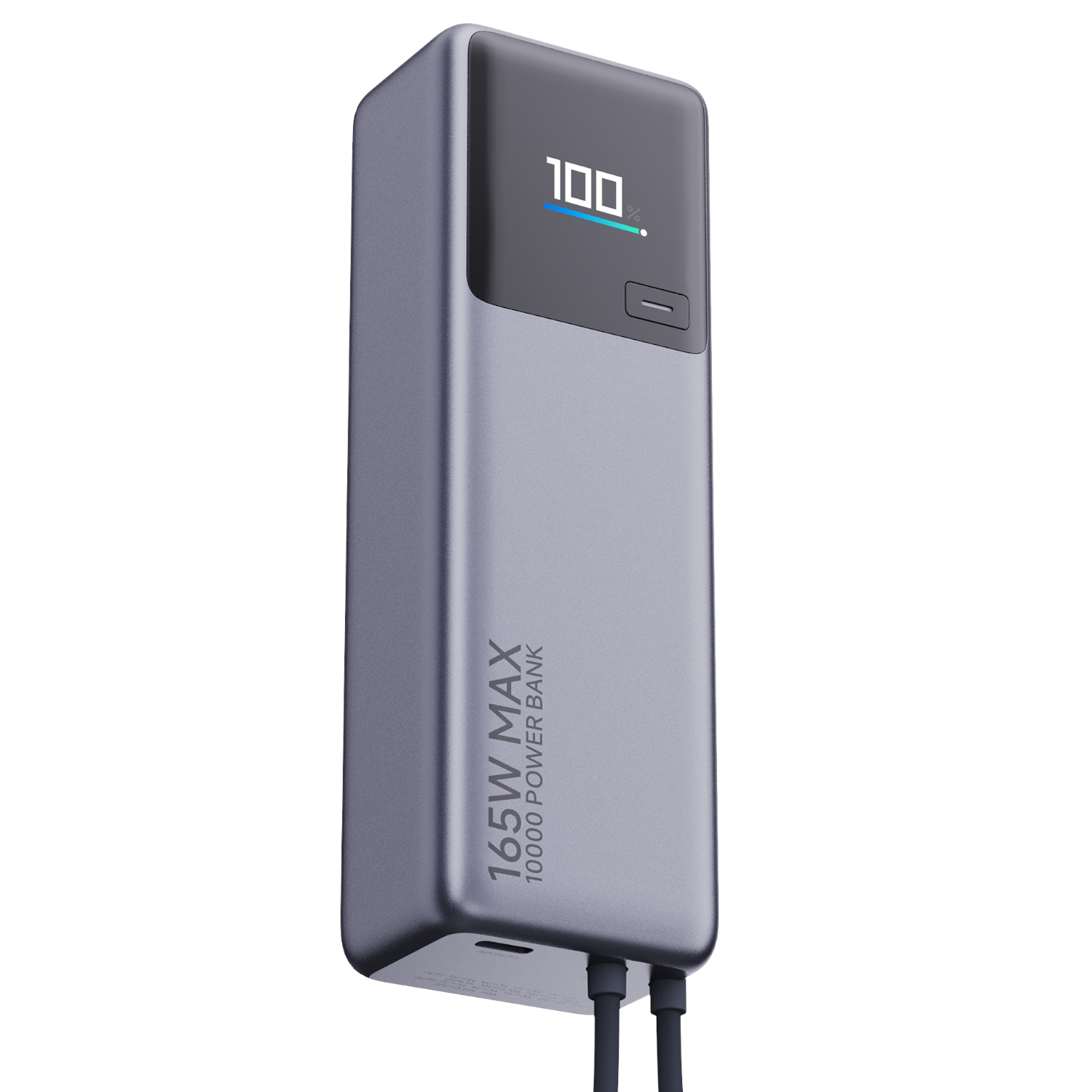 Xiaomi 165W Power Bank 10000mAh (Integrated Cable)-Silver - Image 3