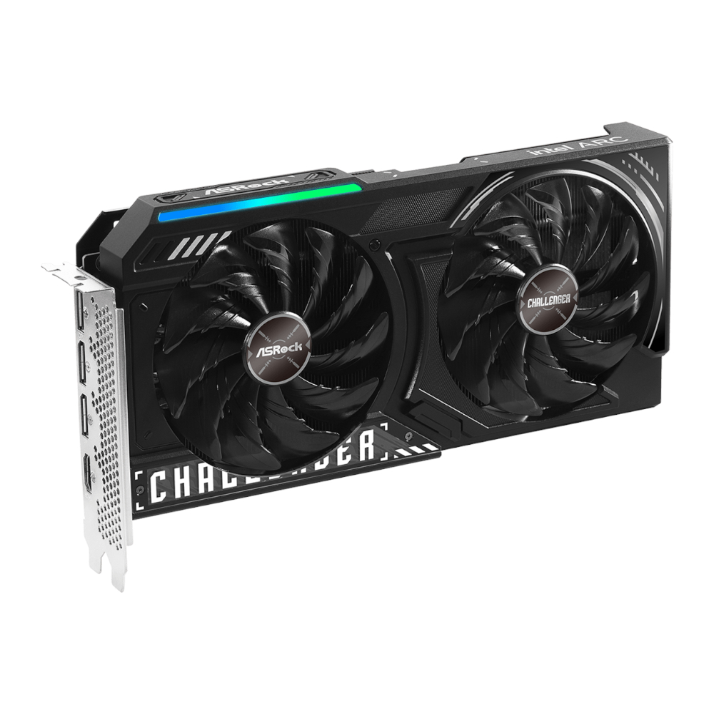 asrock intel arc b580 challenger oc 12gb gddr6 192 bit graphics card