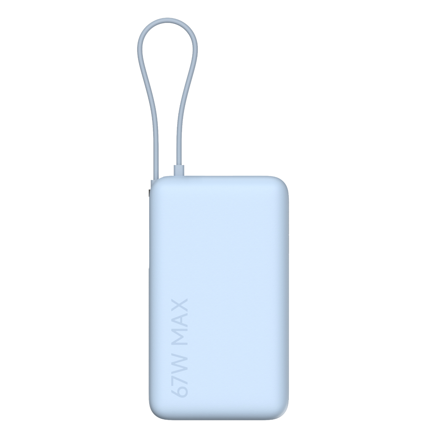 Xiaomi 67W Power Bank 10000mAh (Integrated Cable) – Ice Blue - Image 2