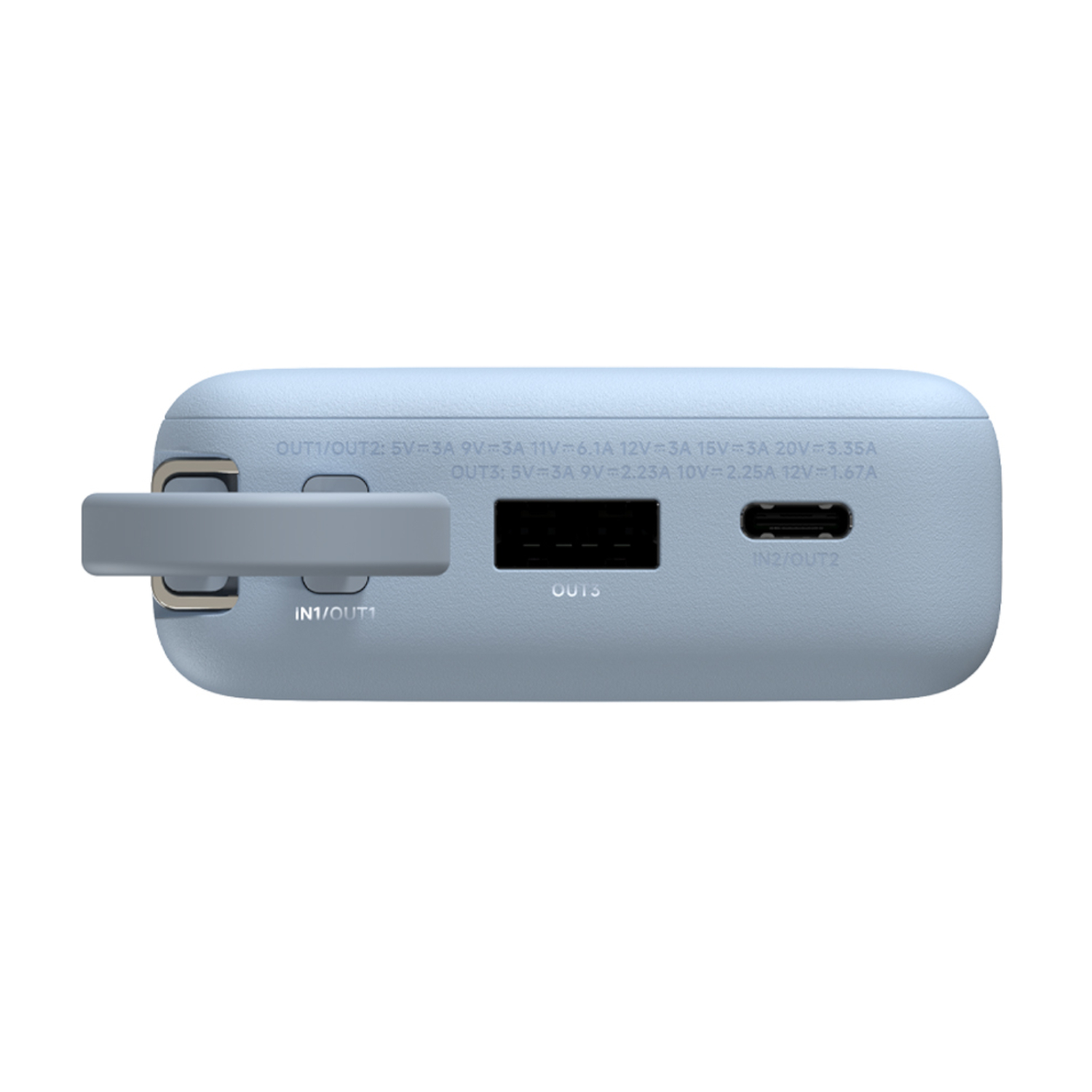 Xiaomi 67W Power Bank 10000mAh (Integrated Cable) – Ice Blue - Image 5
