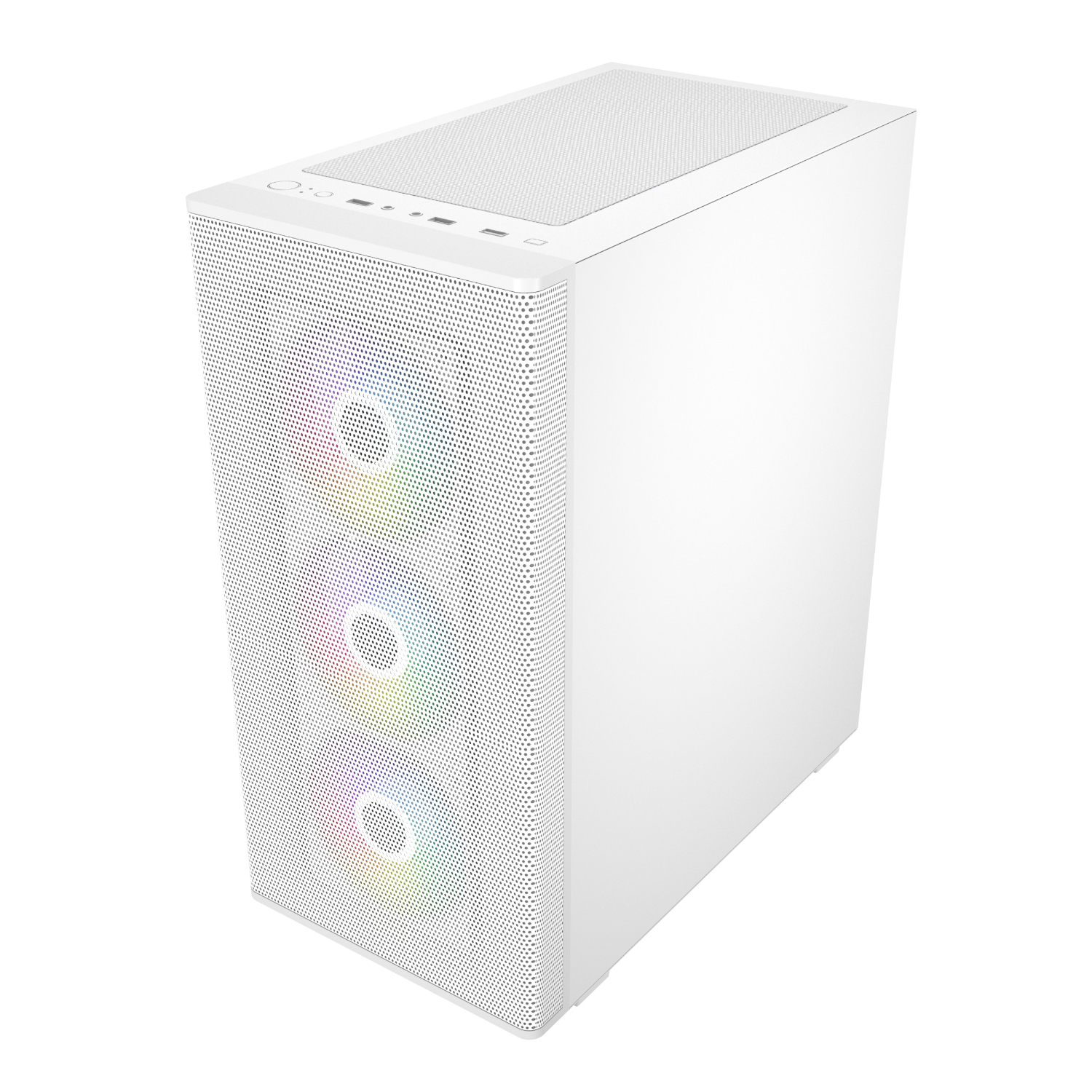 FSP M220 ATX Mid Tower Gaming Chassis – White - Image 3