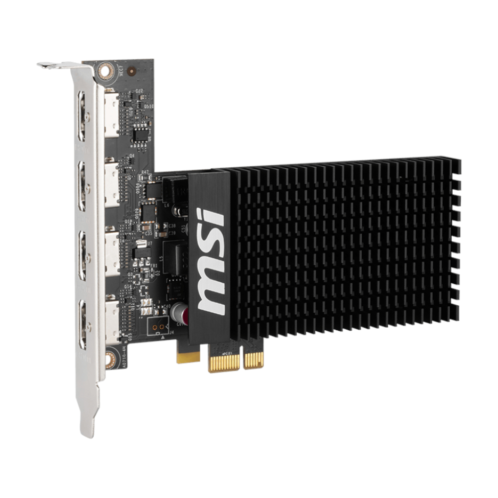 msi nvidia geforce gt 710 2gd3h 2gb 64 bit 4x hdmi graphics card