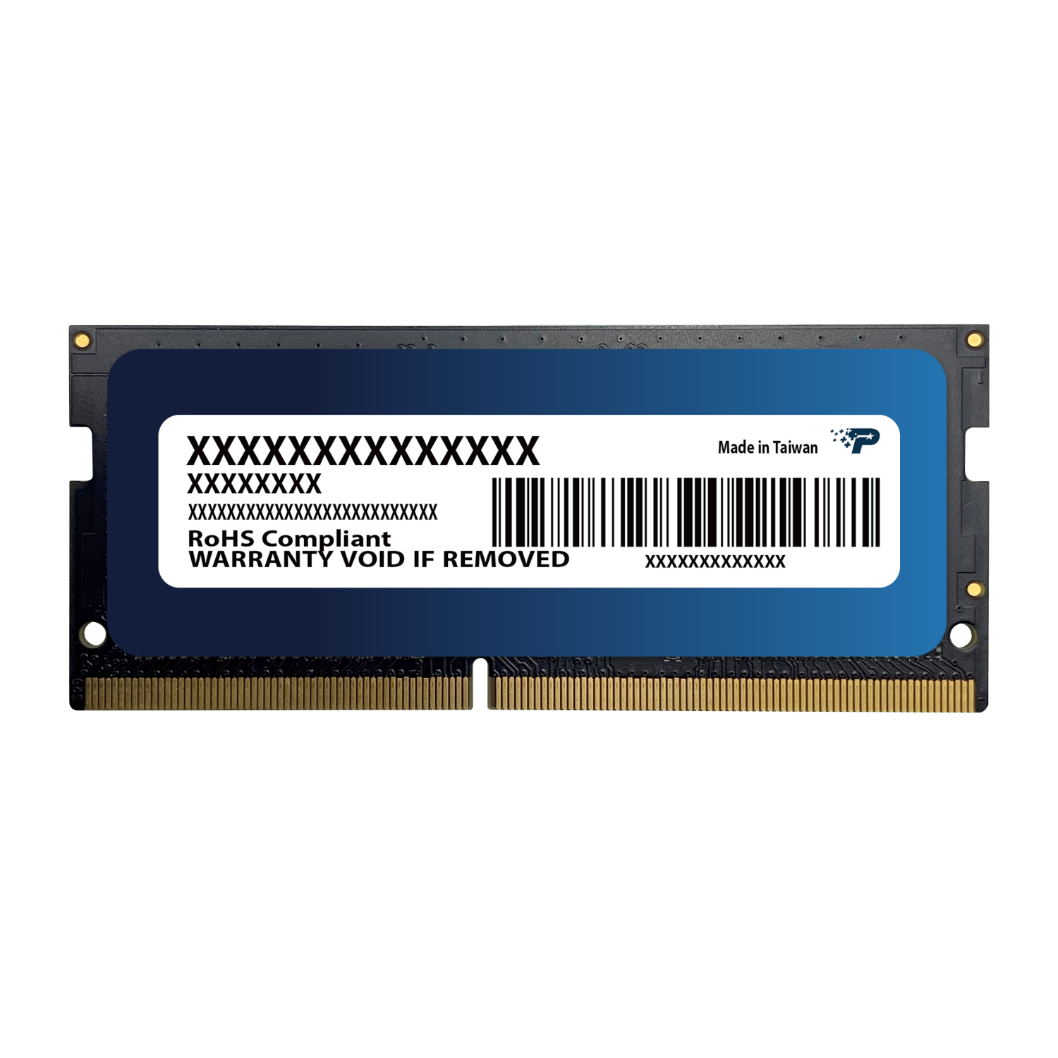 patriot core series 12gb 5600mhz ddr5 sodimm notebook memory
