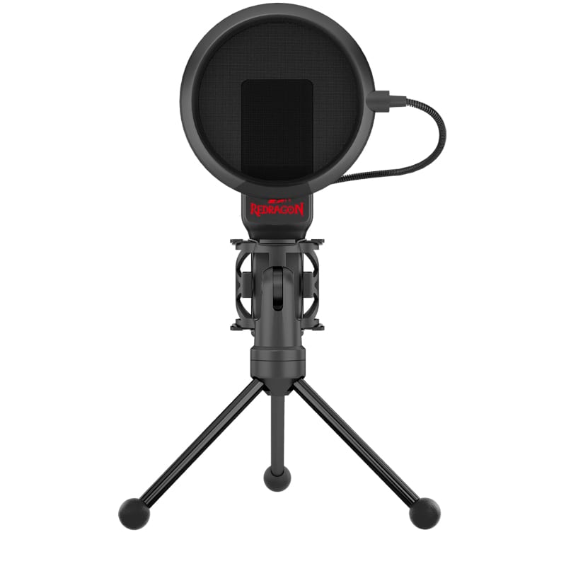 REDRAGON SEYFERT 3.5mm Aux Gaming Mic and Tripod – Black - Image 2