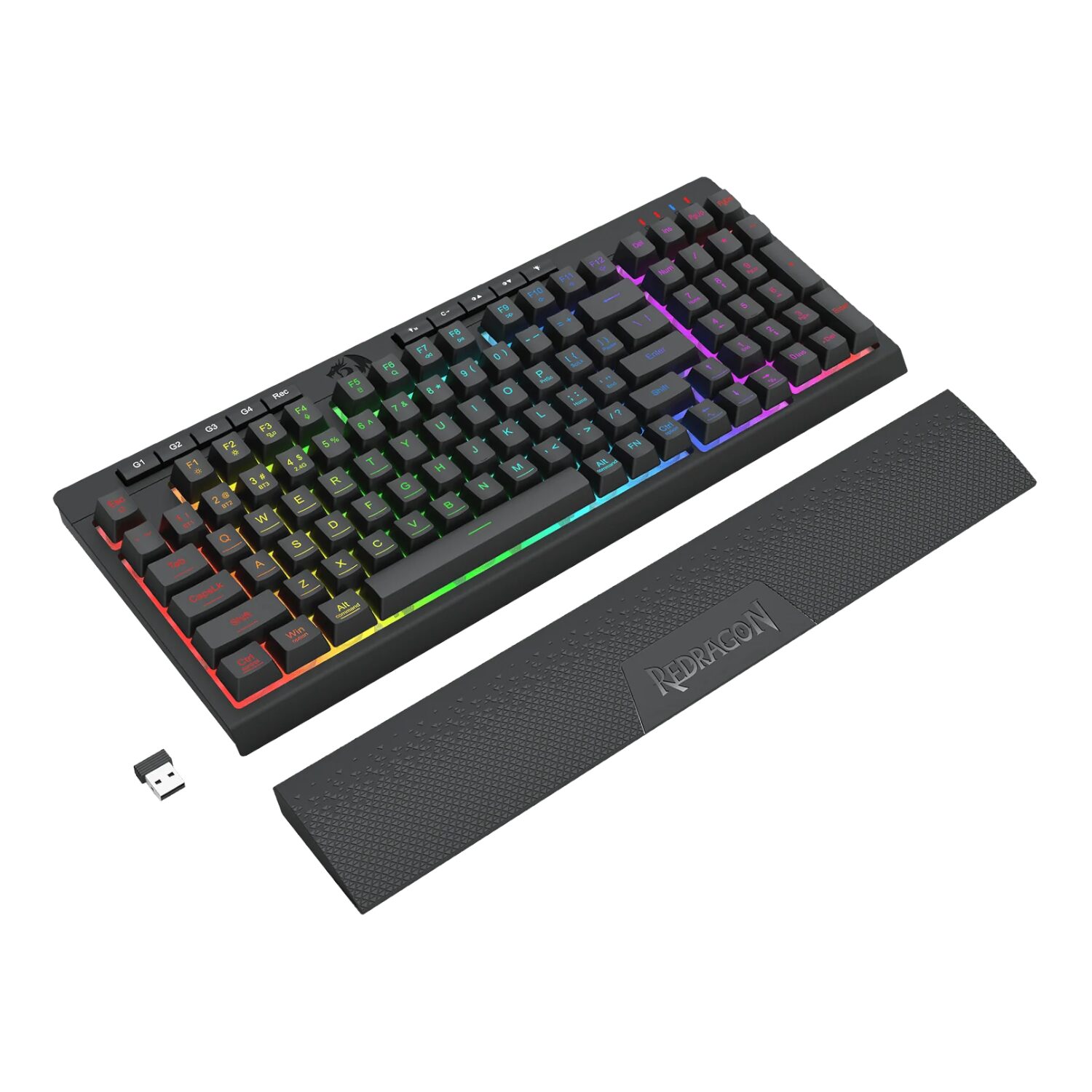 Redragon RYLO PRO S142 Tri-Mode RGB Gaming Keyboard & Mouse Combo - Image 6