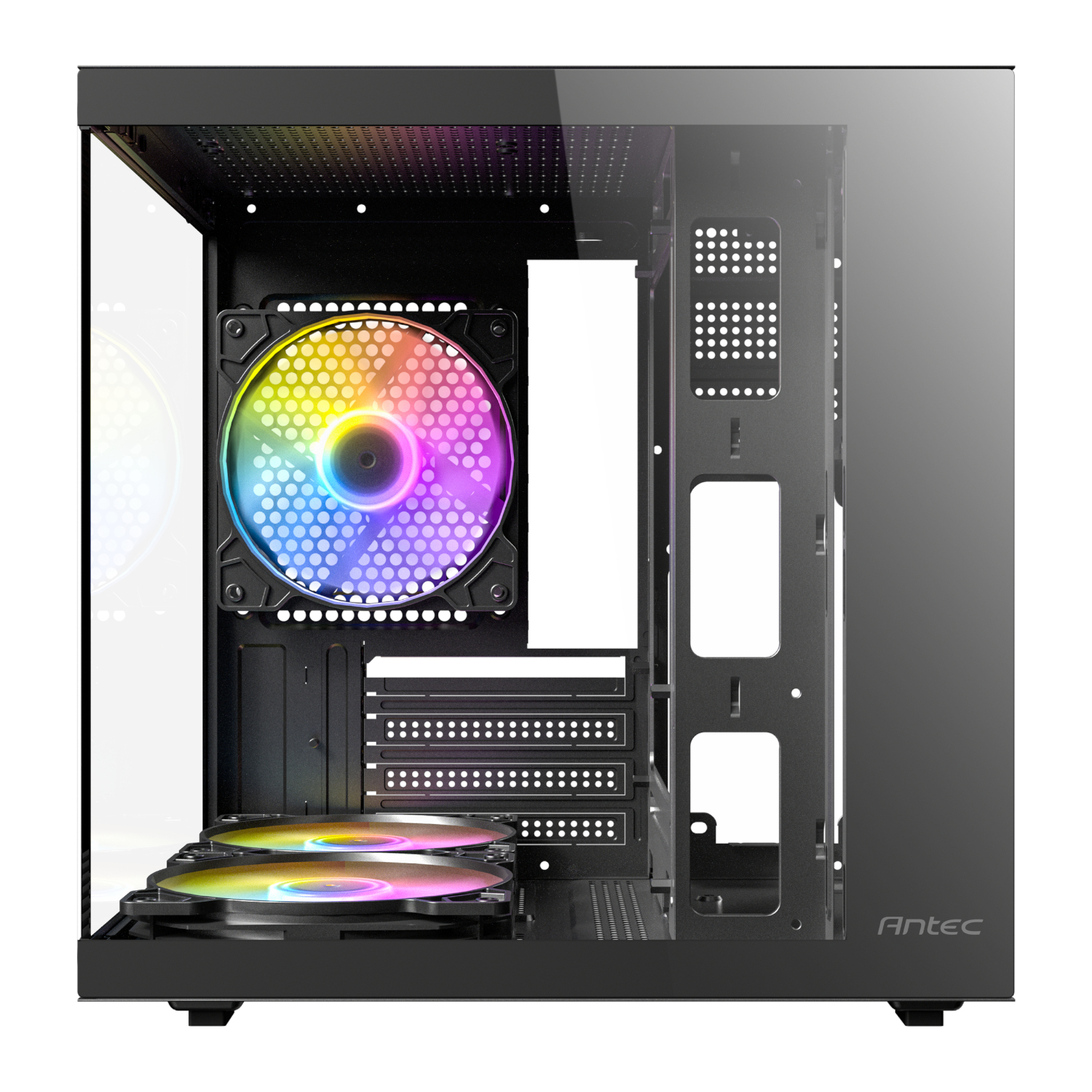 Antec VCX10M RGB Micro-ATX | ITX Mini -Tower Gaming Chassis – Black - Image 2
